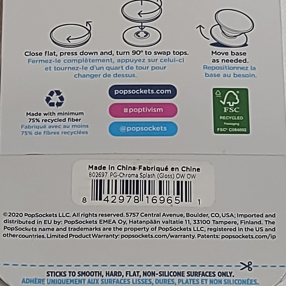 Popsocket Gloss Chroma Splash - Picture 8 of 10